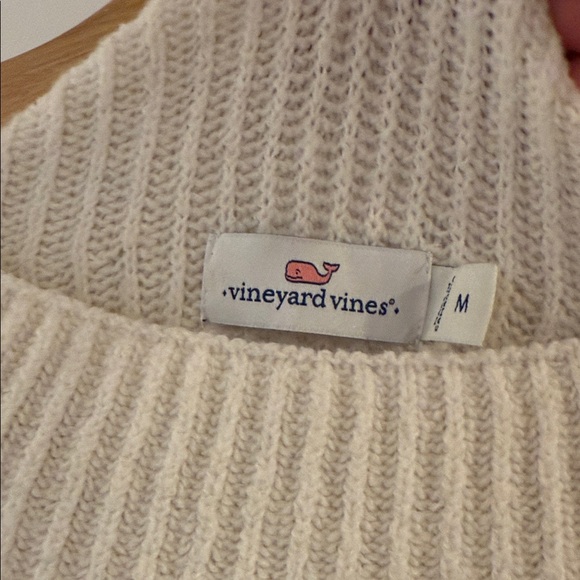 Vineyard Vines Women's Cream Crew Neck Sweater - Picture 3 of 4